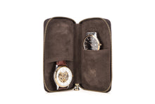 Load image into Gallery viewer, Genuine Leather Zipper Watch Case - New!