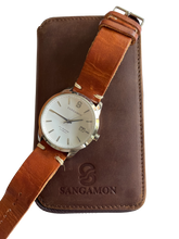 Load image into Gallery viewer, Genuine Leather Zipper Watch Case - New!