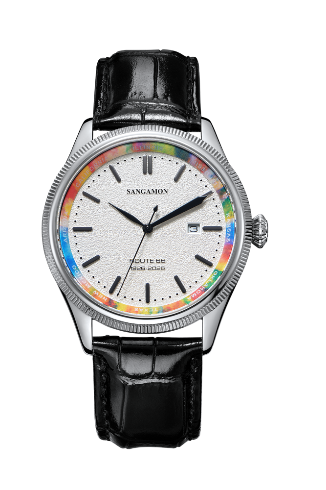 Route 66 Centennial - Black Dial / Leather