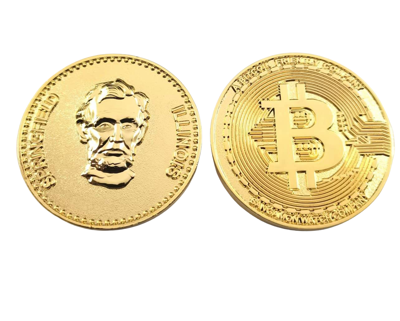 The Original Lincoln Bitcoin Commemorative Collectors Coin - New