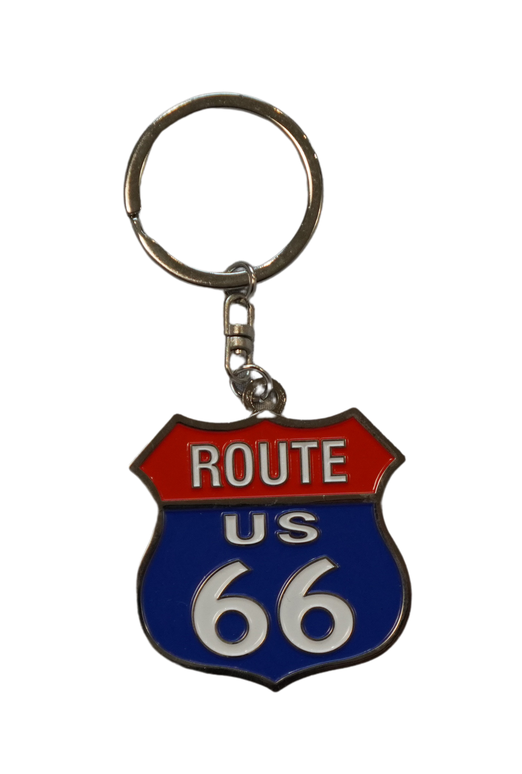 Mother Road Rt 66 Shield Keychain